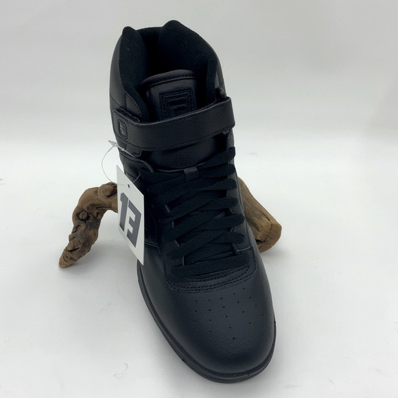 Men's Fila F-13V LEA/SYN Black Sneakers NWT - Picture 4 of 4